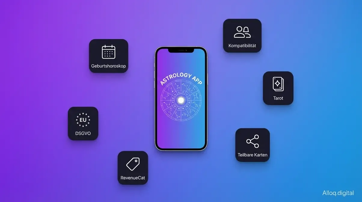 App Entwicklung Projektüberblick – Astrology App Funktionen und Kernmerkmale im Überblick