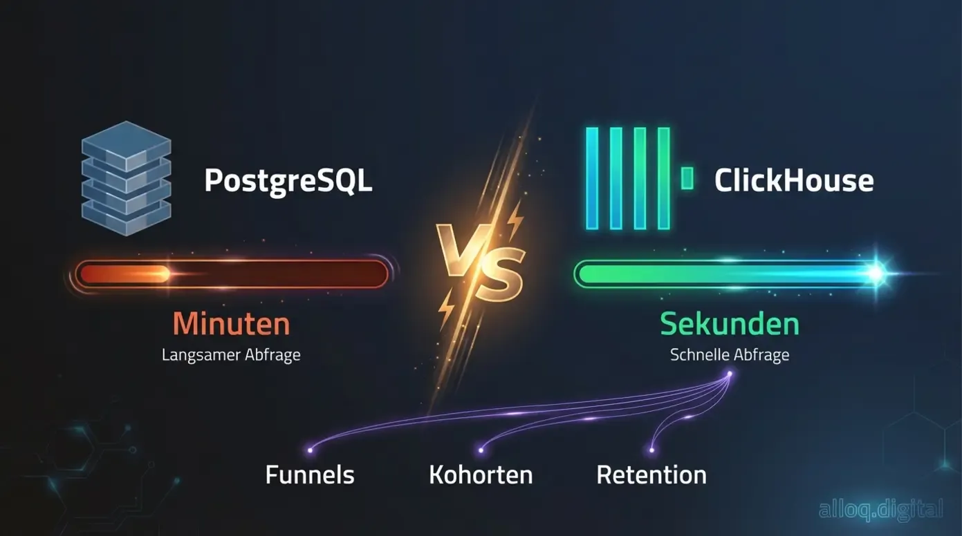 ClickHouse vs. PostgreSQL Performance-Vergleich: Spaltenbasierte Abfragen in Sekunden statt Minuten
