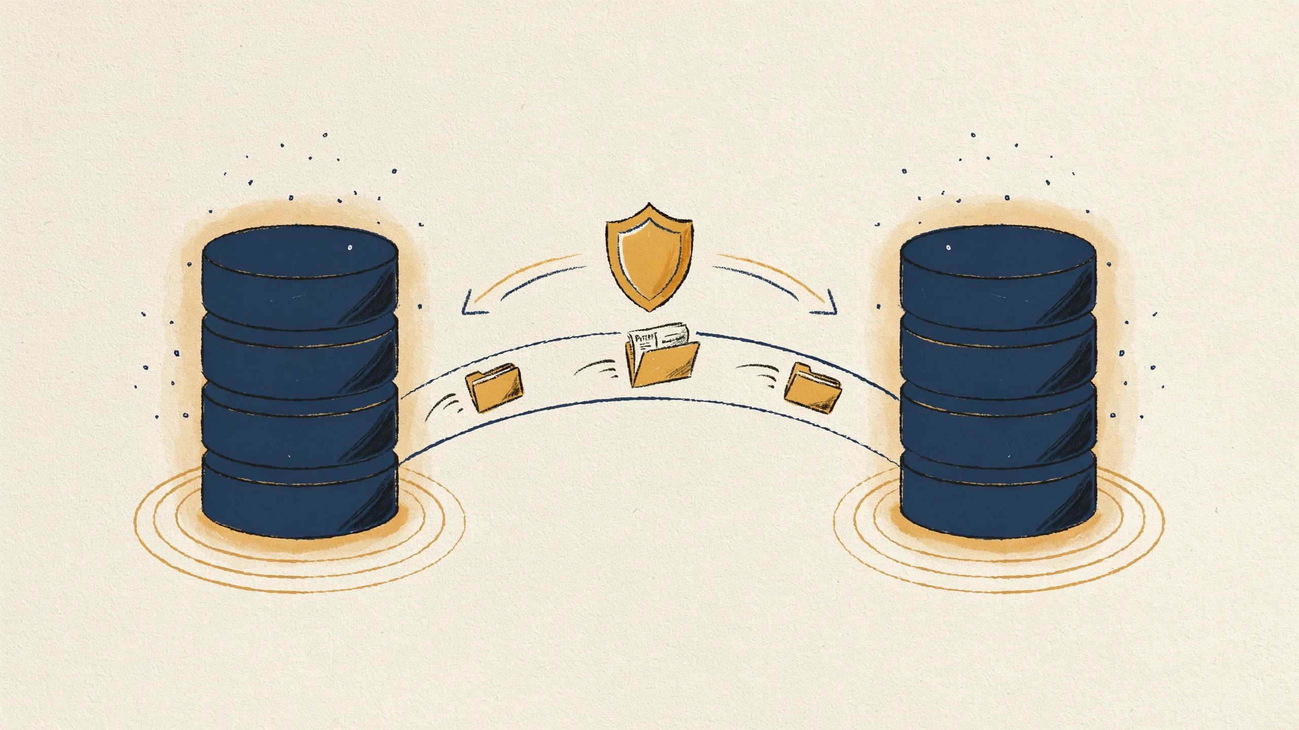 Illustration einer sicheren Datenmigration von buchnerFLOW zu einer Alternative ohne Datenverlust