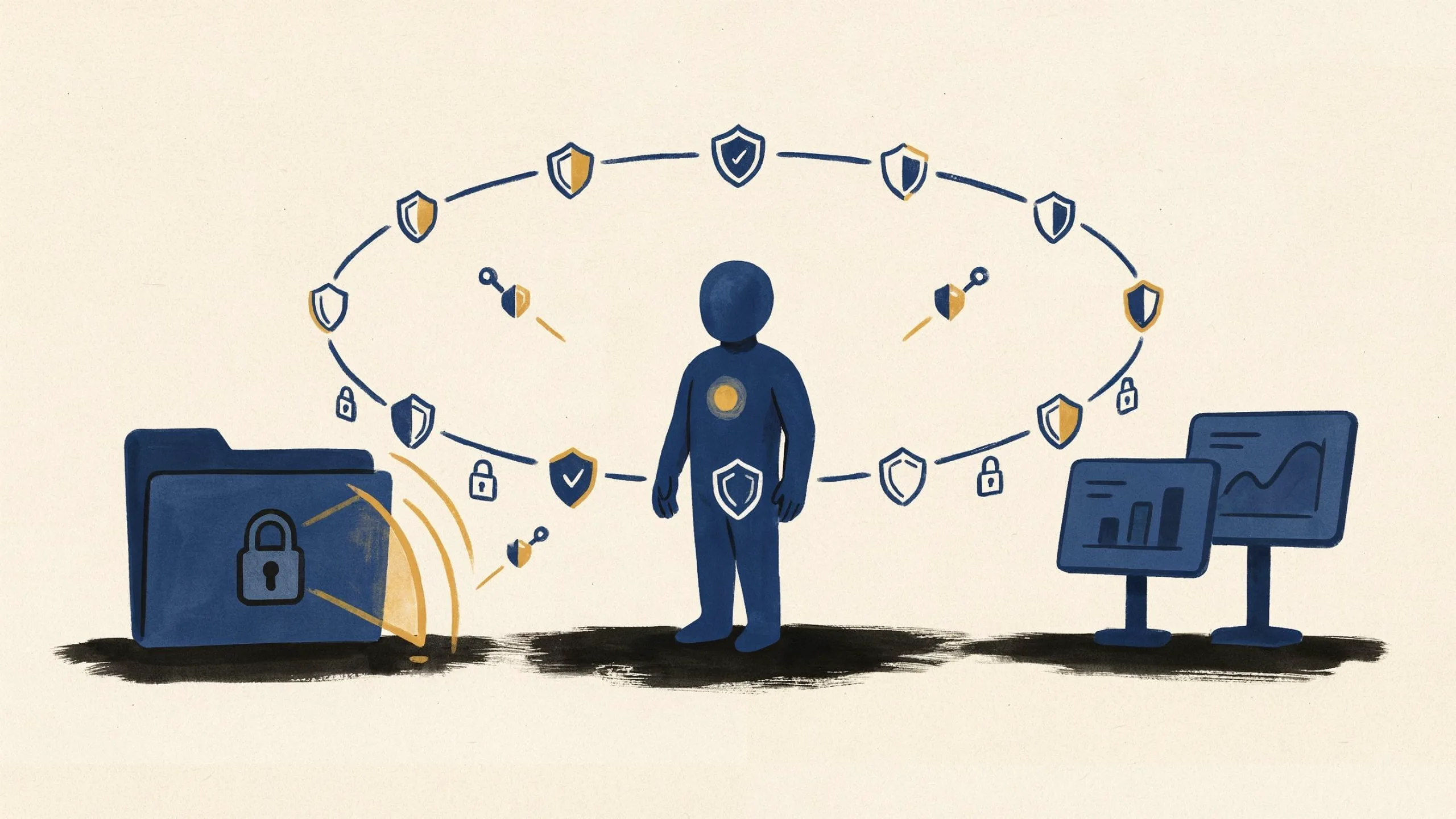 Illustration of security guardrails and permission controls for unattended Claude Agent SDK agents