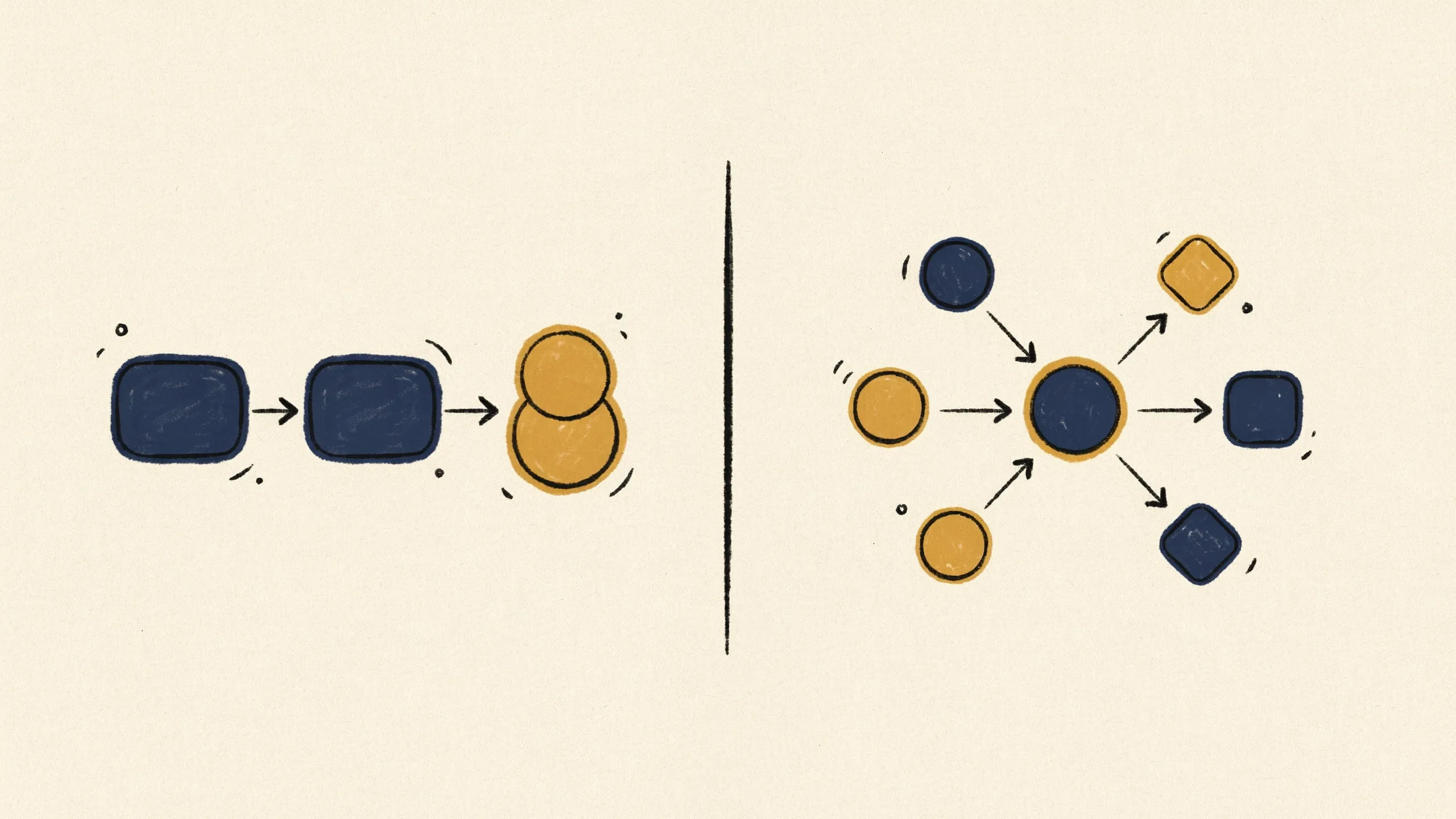 Illustration comparing a terminal-native AI agent and a model-agnostic AI-native IDE for the claude code vs cursor comparison
